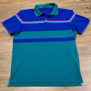 Greyson Color-block Striped Polo Shirt